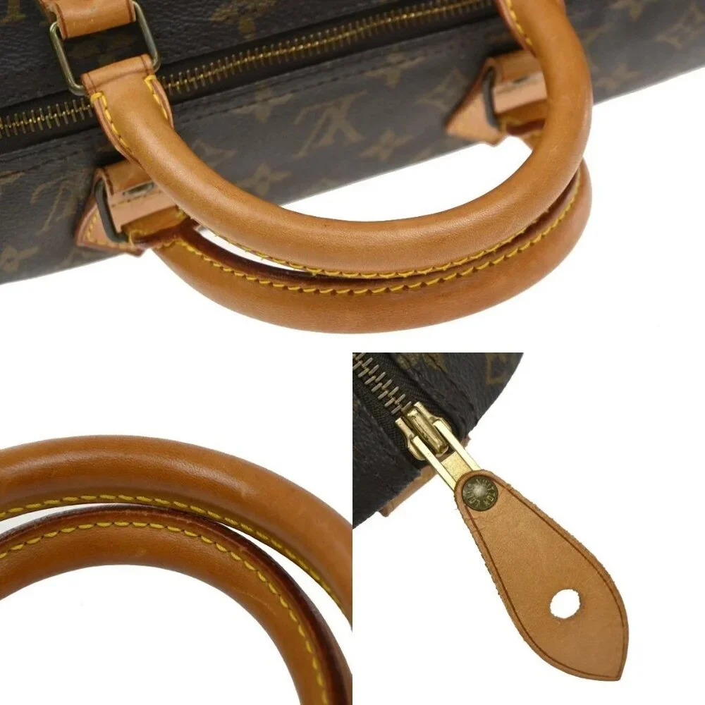 LOUIS VUITTON Speedy 40 Travel Hand Bag Monogram Leather Brown M41522 94EG109 - Picture 14 of 16